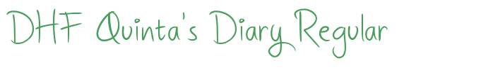 DHF Quinta's Diary Regular